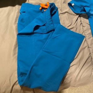 Kade FIGS alpine blue scrub pants